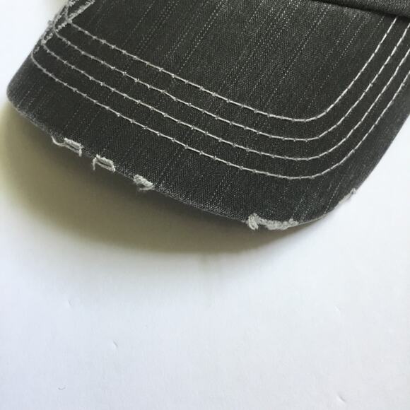 New Quarantine Survivor Baseball Cap Trucker Hat Embroidered Gray White - Picture 6 of 7